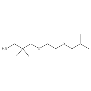 1-[2-(3-Amino-2,2-difluoropropoxy)ethoxy]-2-methylpropane结构式