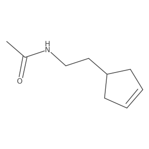 N-[2-(cyclopent-3-en-1-yl)ethyl]acetamide结构式