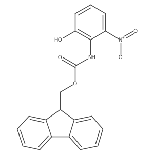 (9H-fluoren-9-yl)methyl N-(2-hydroxy-6-nitrophenyl)carbamate Structure