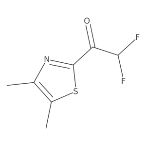 1-(Dimethyl-1,3-thiazol-2-yl)-2,2-difluoroethan-1-one Structure