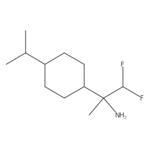 1,1-Difluoro-2-[4-(propan-2-yl)cyclohexyl]propan-2-amine Structure