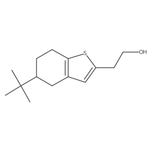2-(5-Tert-butyl-4,5,6,7-tetrahydro-1-benzothiophen-2-yl)ethan-1-ol Structure