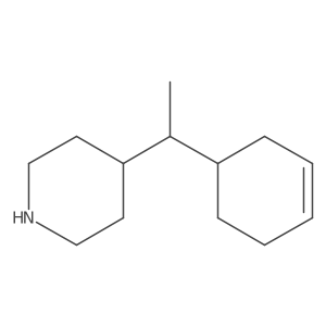 4-[1-(Cyclohex-3-en-1-yl)ethyl]piperidine Structure