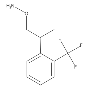 O-{2-[2-(trifluoromethyl)phenyl]propyl}hydroxylamine Structure
