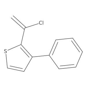 2-(1-Chloroethenyl)-3-phenylthiophene Structure