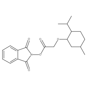 1,3-dioxo-2,3-dihydro-1H-isoindol-2-yl 2-{[5-methyl-2-(propan-2-yl)cyclohexyl]oxy}acetate Structure