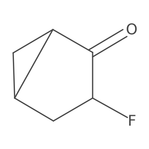 (1R,3R,5R)-3-Fluorobicyclo[3.1.0]hexan-2-one结构式