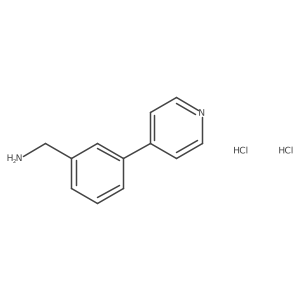 3-(4-Pyridyl)benzylamine dihydrochloride Structure