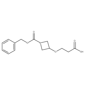 3-({1-[(Benzyloxy)carbonyl]azetidin-3-yl}oxy)propanoic acid结构式