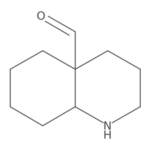 rac-(4aR,8aR)-decahydroquinoline-4a-carbaldehyde结构式