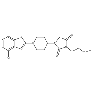 1-[1-(4-Chloro-1,3-benzothiazol-2-yl)piperidin-4-yl]-3-(2-methoxyethyl)imidazolidine-2,4-dione Structure