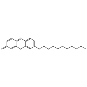7-[(octyloxy)methoxy]-3H-phenoxazin-3-one Structure