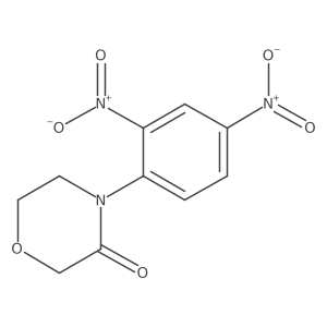 4-(2,4-Dinitrophenyl)morpholin-3-one结构式
