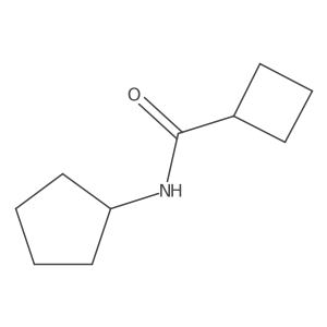 N-cyclopentylcyclobutanecarboxamide Structure