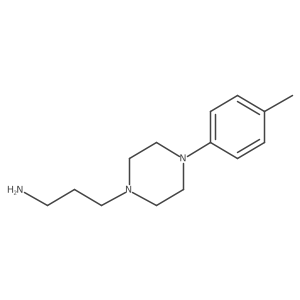 {3-[4-(4-Methylphenyl)piperazin-1-yl]propyl}amine Structure