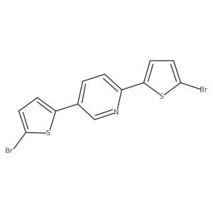 2,5-Bis(5-bromo-2-thienyl)pyridine Structure