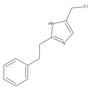 4-(Chloromethyl)-2-(2-phenylethyl)-1H-imidazole结构式