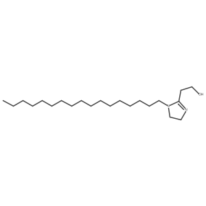 2-(1-Heptadecyl-4,5-dihydro-1H-imidazol-2-yl)ethanol结构式