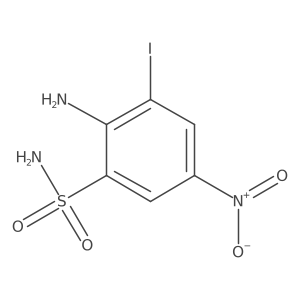 Benzenesulfonamide, 2-amino-3-iodo-5-nitro-结构式
