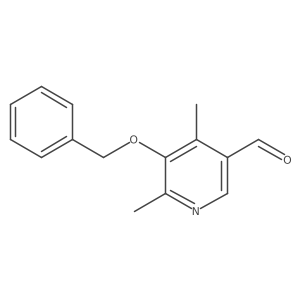 5-Benzyloxy-4,6-dimethyl-pyridine-3-carbaldehyde Structure