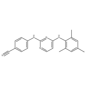 4-[[4-[(4-Iodo-2,6-dimethylphenyl)amino]-2-pyrimidinyl]amino]benzonitrile结构式