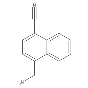 4-(Aminomethyl)-1-naphthonitrile结构式