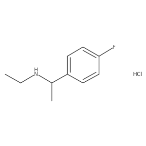 Ethyl[1-(4-fluorophenyl)ethyl]amine hydrochloride Structure