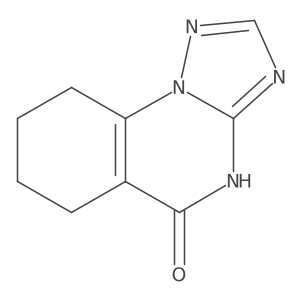 4H,5H,6H,7H,8H,9H-[1,2,4]Triazolo[1,5-a]quinazolin-5-one结构式