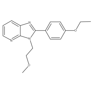 2-(4-Ethoxyphenyl)-3-(2-methoxyethyl)-3H-imidazo[4,5-b]pyridine Structure