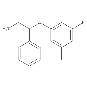 2-(3,5-Difluoro-phenoxy)-2-phenyl-ethylamine结构式