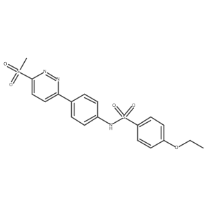 4-ethoxy-N-(4-(6-(methylsulfonyl)pyridazin-3-yl)phenyl)benzenesulfonamide Structure