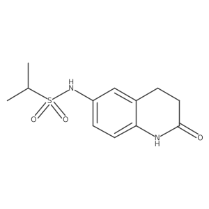 N-(2-oxo-1,2,3,4-tetrahydroquinolin-6-yl)propane-2-sulfonamide结构式