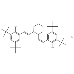 (S,S)-(+)-N,N'-Bis(3,5-DI-tert-butylsalicylidene)-1,2-cyclohexanediamino-cobalt(II) Structure