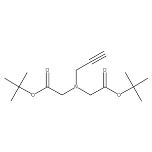 Tert-butyl 2-{[2-(tert-butoxy)-2-oxoethyl](prop-2-yn-1-yl)amino}acetate结构式