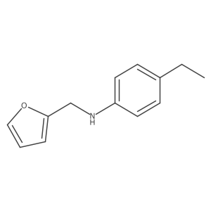 4-ethyl-N-(furan-2-ylmethyl)aniline结构式