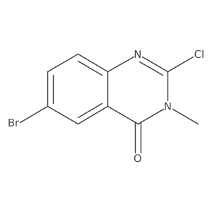 6-Bromo-2-chloro-3-methyl-3,4-dihydroquinazolin-4-one Structure