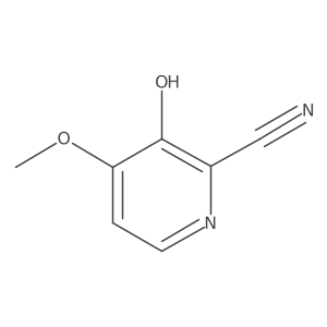 3-Hydroxy-4-methoxypicolinonitrile Structure