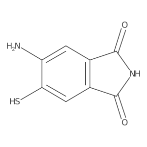 5-Amino-6-mercaptoisoindoline-1,3-dione Structure