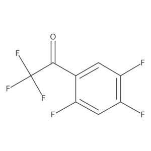 2,2,2-Trifluoro-1-(2,4,5-trifluorophenyl)ethanone结构式