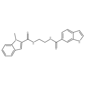N-{2-[(1H-indol-6-ylcarbonyl)amino]ethyl}-1-methyl-1H-indole-2-carboxamide Structure