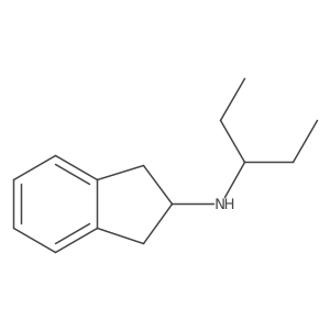 N-(pentan-3-yl)-2,3-dihydro-1H-inden-2-amine Structure