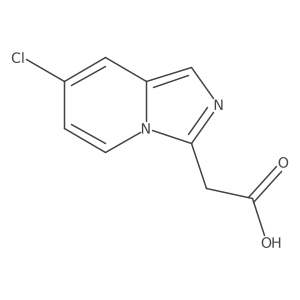 7-Chloroimidazo[1,5-a]pyridine-3-acetic acid Structure