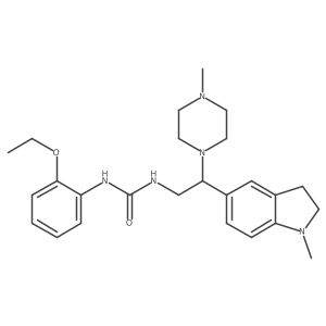 1-(2-Ethoxyphenyl)-3-(2-(1-methylindolin-5-yl)-2-(4-methylpiperazin-1-yl)ethyl)urea Structure