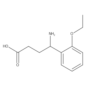 (I(3)S)-I(3)-Amino-2-ethoxybenzenebutanoic acid Structure