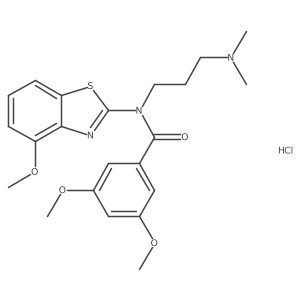N-(3-(dimethylamino)propyl)-3,5-dimethoxy-N-(4-methoxybenzo[d]thiazol-2-yl)benzamide hydrochloride Structure
