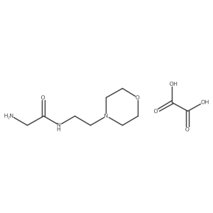2-amino-N-[2-(morpholin-4-yl)ethyl]acetamide; oxalic acid结构式