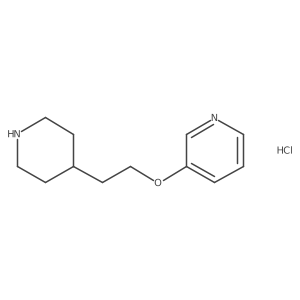3-[2-(4-Piperidinyl)ethoxy]pyridine hydrochloride Structure