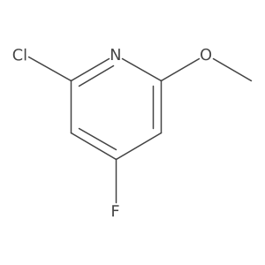 2-Chloro-4-fluoro-6-methoxypyridine Structure