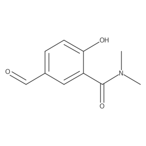 5-Formyl-2-hydroxy-N,N-dimethylbenzamide结构式