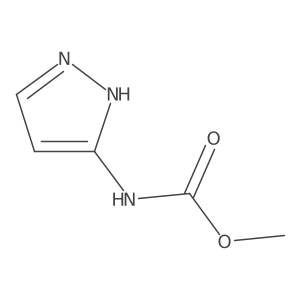 Methyl 1H-pyrazol-3-ylcarbamate结构式
